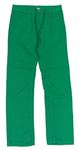 Zelené plátěné kalhoty X-mail 