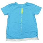 Modré tričko s nápisem zn. Primark