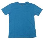 Modré melírované tričko s výšivkou Next