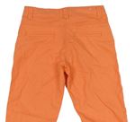 Oranžové plátěné chino kalhoty zn. Vertbaudet