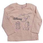 Starorůžové triko s Dumbem Disney