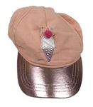 Růžová kšiltovka se zmrzlinou TU vel.98-110