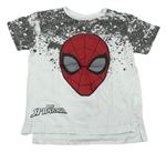Bílo-šedé tričko se Spidermanem Marvel
