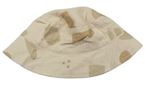 Béžový vzorovaný plátěný klobouk George 