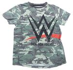 Army melírované tričko s logem - Wrestler Nutmeg