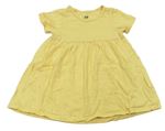Žluté bavlněné šaty H&M