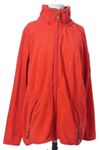 Dámská červená fleecová bunda s nápisem SoccX