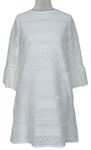 Dámské bílé krajkové šaty Amisu 