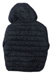 Černá šusťáková zimní bunda s kapucí zn. Primark