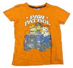 Oranžové tričko s Paw Patrol Nickelodeon