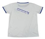 Bílo-modré sportovní tričko s nápisem zn. Nath