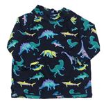 Tmavomodré UV triko s dinosaury M&S
