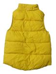 Žlutá šusťáková zateplená vesta s písmenem zn. H&M