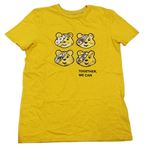 Žluté tričko s medvídky Pudsey George