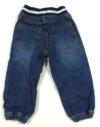 Modré riflové cuff kalhoty zn. F&F