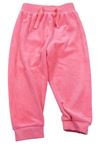 Neonově růžové sametové tepláky Juicy Couture