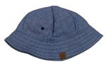 Modrý plátěný klobouk 