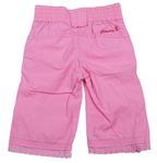 Růžové plátěné crop kalhoty zn. Kiki&Koko