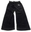 Černé sametové kalhoty s hvězdičkou zn. Marks&Spencer