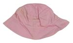 Růžový plátěný klobouk M&Co.