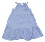 Světlemodré krepové šaty Primark