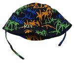 Černý klobouk s palmami