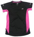 Černo-neonově růžové sportovní tričko Karrimor