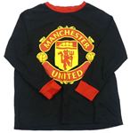 Černé pyžamové fotbalové triko - Manchester United