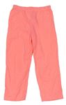 Neonově oranžové pyžamové kalhoty Primark