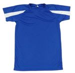 Modro-bílé sportovní tričko 
