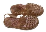 Růžové třpytivé gumové boty do vody George vel. 28