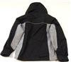 Černo-šedá šusťaková outdoorová bunda s logem zn. Trespass