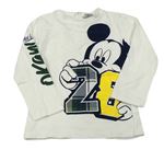 Krémové triko s Mickey mousem Disney