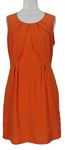 Dámské oranžové šaty Topshop 