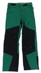 Zeleno-černé outdoorové kalhoty JAKO