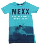 Modrozelené tričko se surfařem Mexx