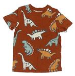 Skořicové tričko s dinosaury George