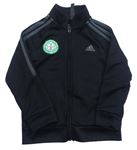 Černá fotbalová propínací funkční mikina - Celtic Adidas