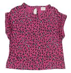 Růžové leopardí tričko Next