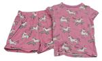 Růžové pyžamo s jednorožci M&S