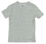 Světlešedo-bílé melírované žebrované spodní tričko F&F