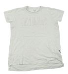 Bílé tričko s 3D nápisem Primark