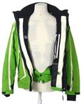 Pánská limetková šusťáková lyžařská bunda s kapucí zn. Level3