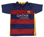 Tmavomodro-vínový funkční fotbalový dres - FC Barcelona 