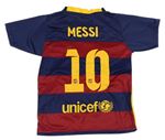 Tmavomodro-vínový funkční fotbalový dres - FC Barcelona 
