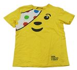 Žluté tričko s medvídkem Pudsey George
