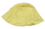 Žlutý plátěný klobouk H&M