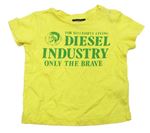 Žluté tričko s nápisem Diesel