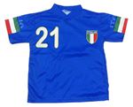 Safírový fotbalový dres ITALIA
