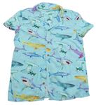 Mátová košile s mořskými živočichy M&S
